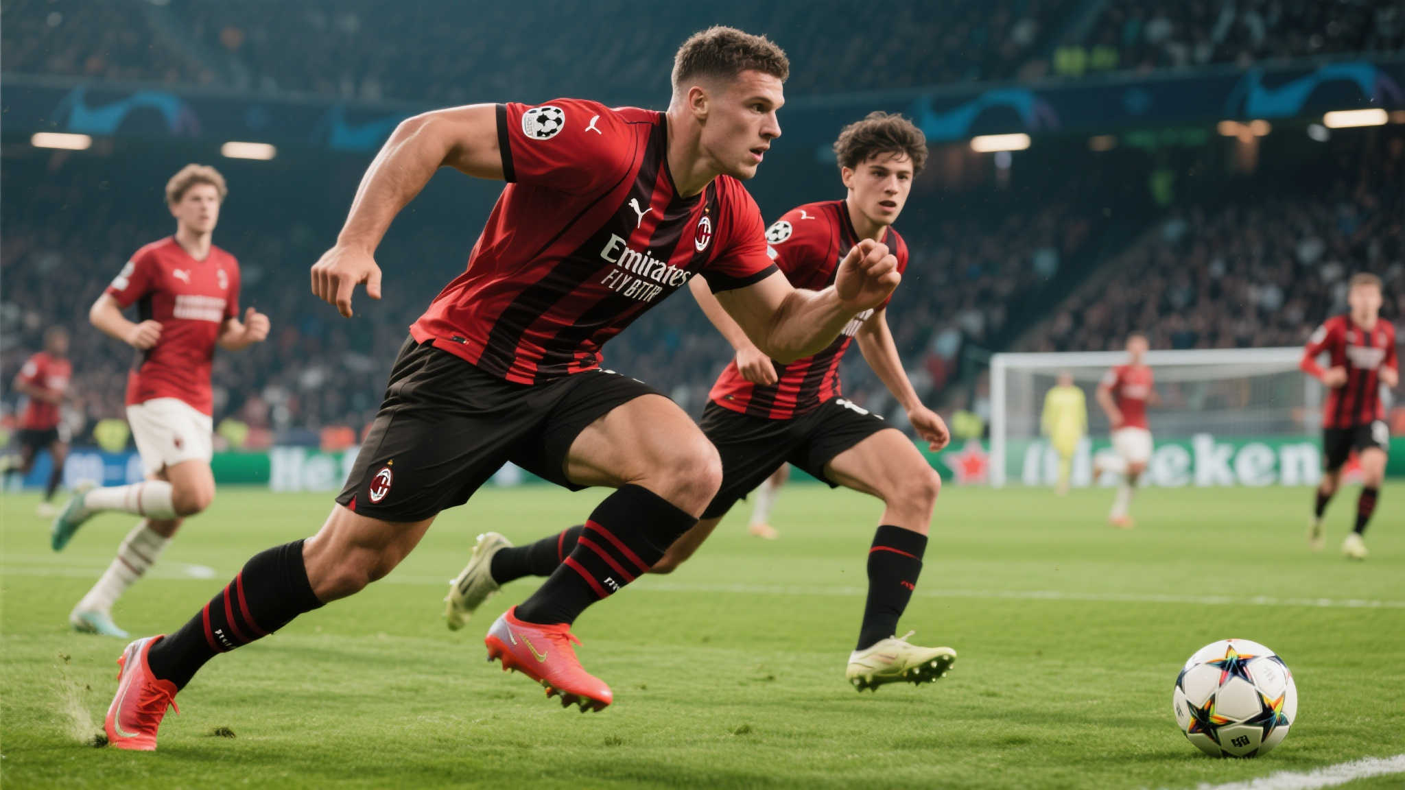 24-25赛季进球之巅:赖斯弧线绝技与哈兰德天外飞仙 庞大身躯赋予他无穷动力奔腾于绿茵场,在快节奏攻防转